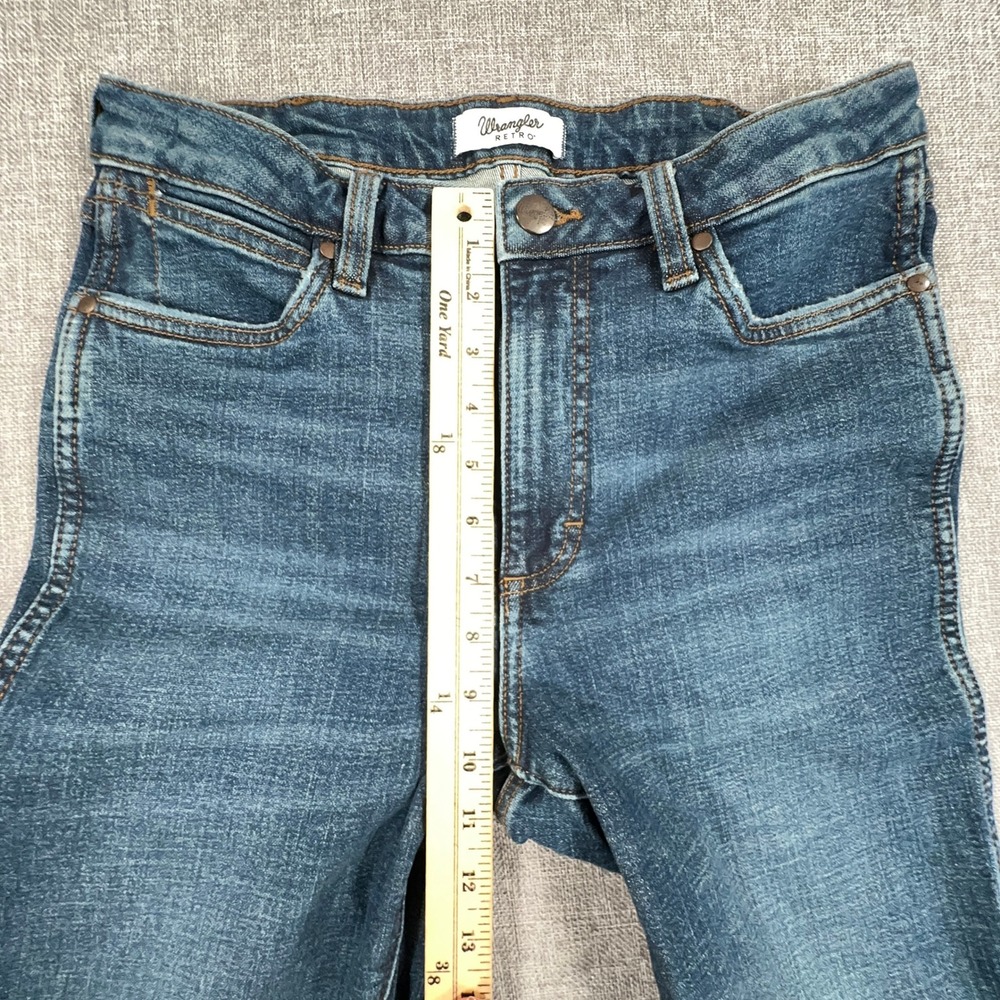 Wrangler Retro Bailey High Rise Trouser Jean Womens 29x34 (Fits 29x33) Vivianna - Picture 8 of 12